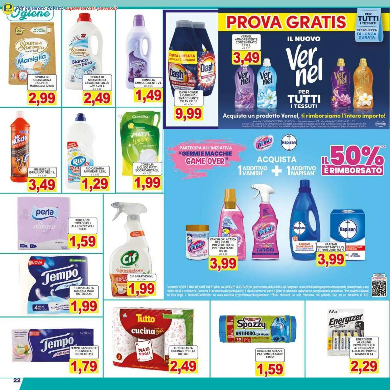 Pewex Volantino attuale da 29 ottobre a 6 novembre di 2025 - Pagina del volantino 22