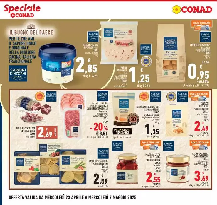 Speciale Conad da 23 aprile a 7 maggio di 2025 - Pagina del volantino 2
