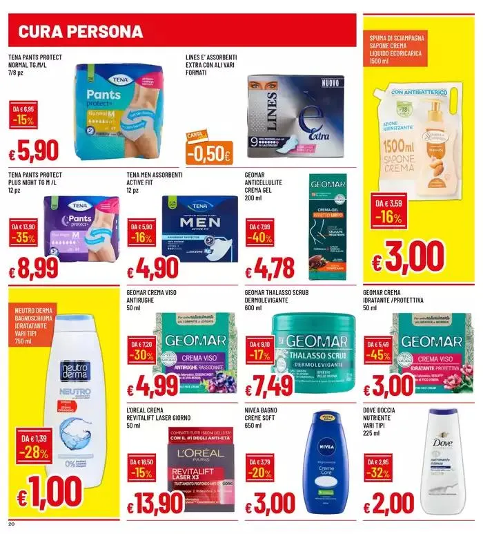 TANTI PRODOTTI DA 0,50 A 3 EURO da 6 febbraio a 19 febbraio di 2025 - Pagina del volantino 20