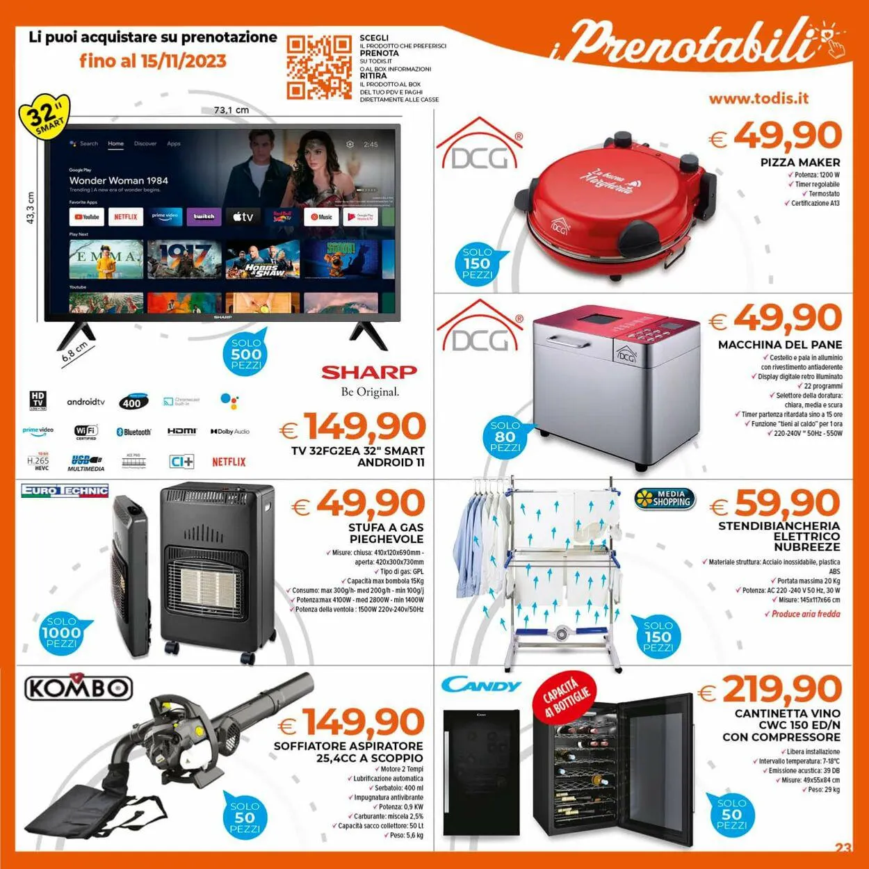 Todis Volantino attuale da 29 novembre a 13 dicembre di 2023 - Pagina del volantino 23