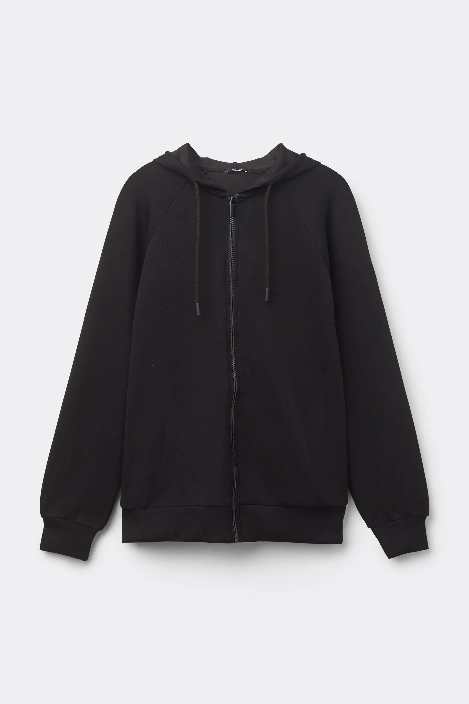 Felpa Viscosa Soft Touch con Zip e Cappuccio