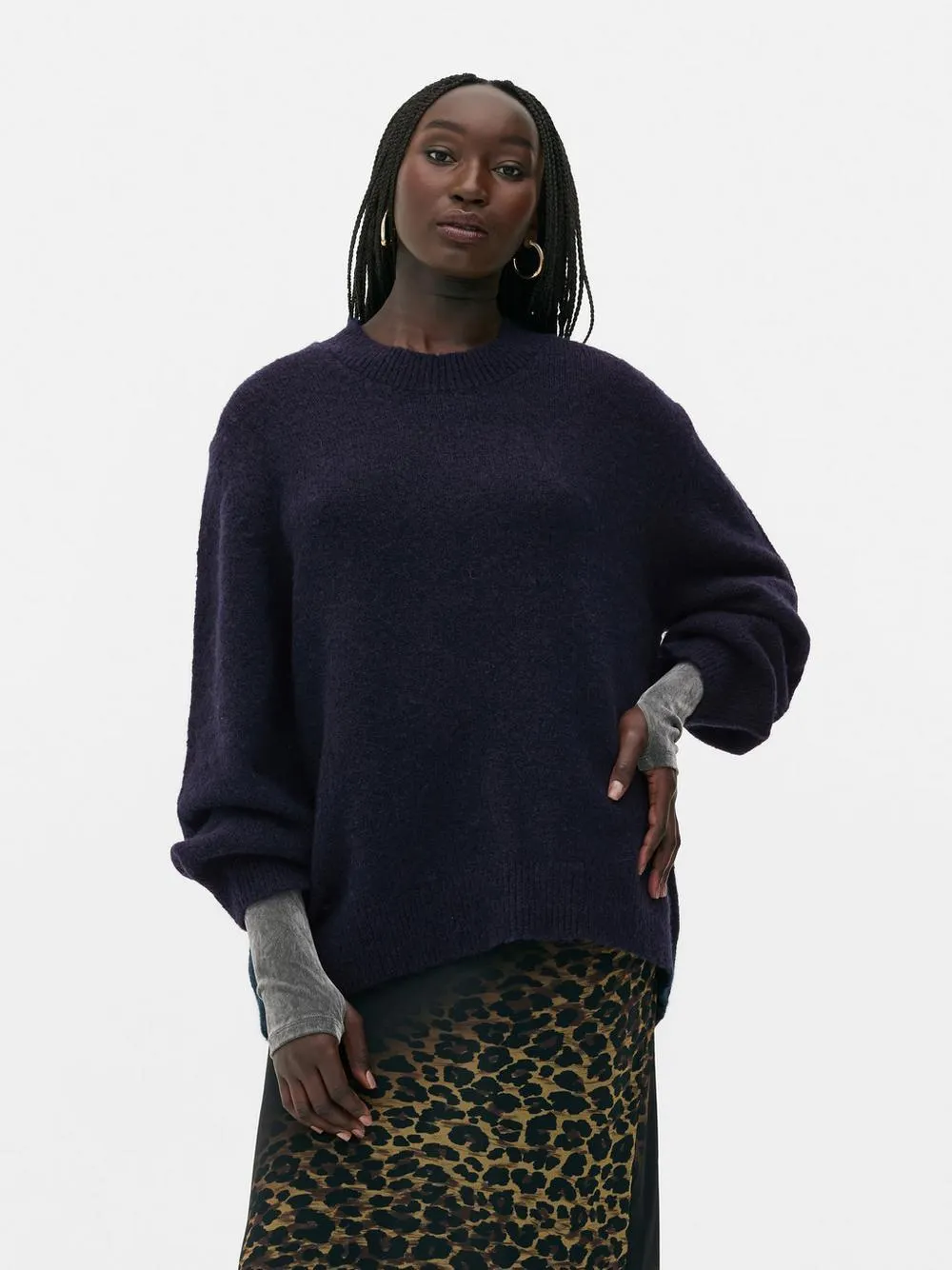 Maglione oversize soffice Rita Ora