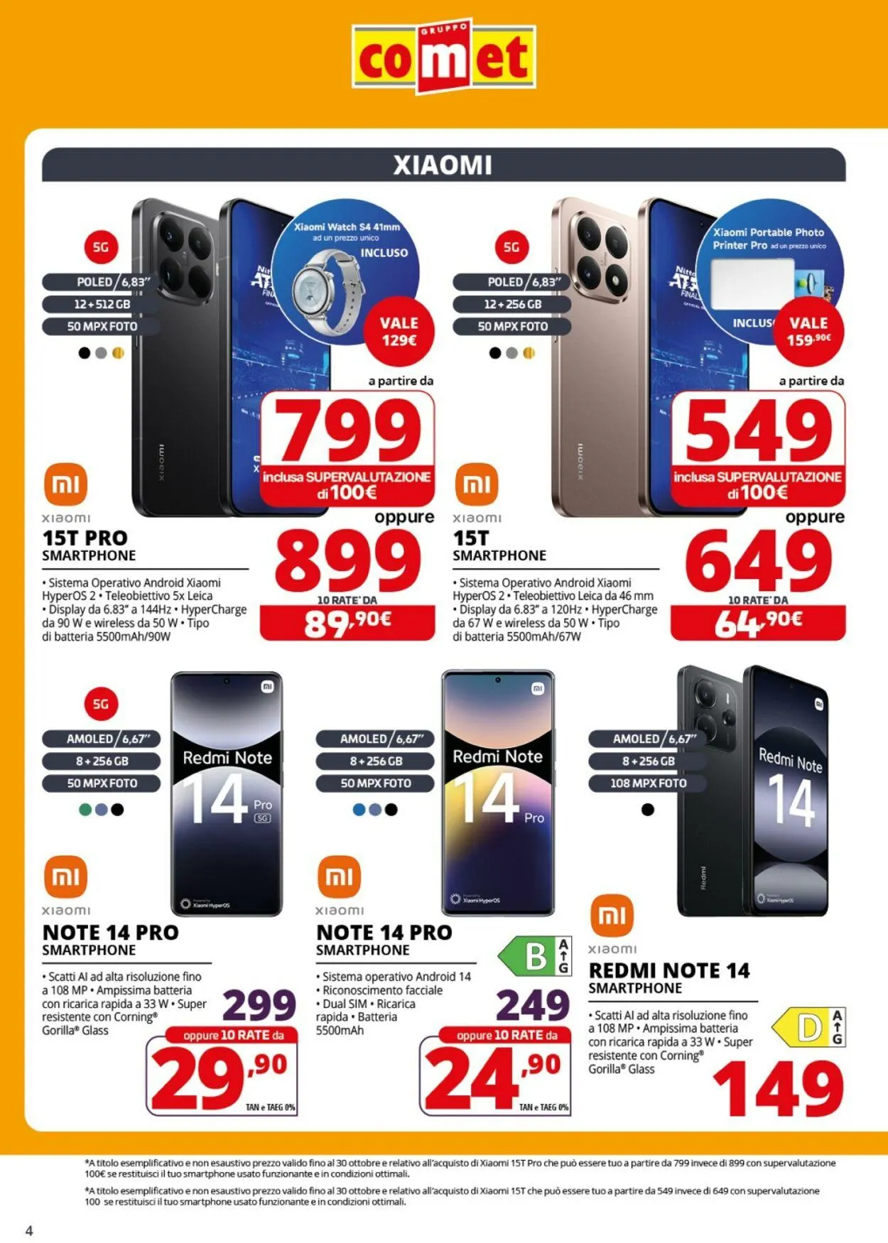 Comet Volantino attuale da 24 ottobre a 30 ottobre di 2025 - Pagina del volantino 4