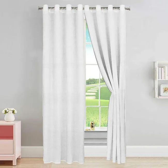 Tenda Serena bianco, occhiello 140x280 cm