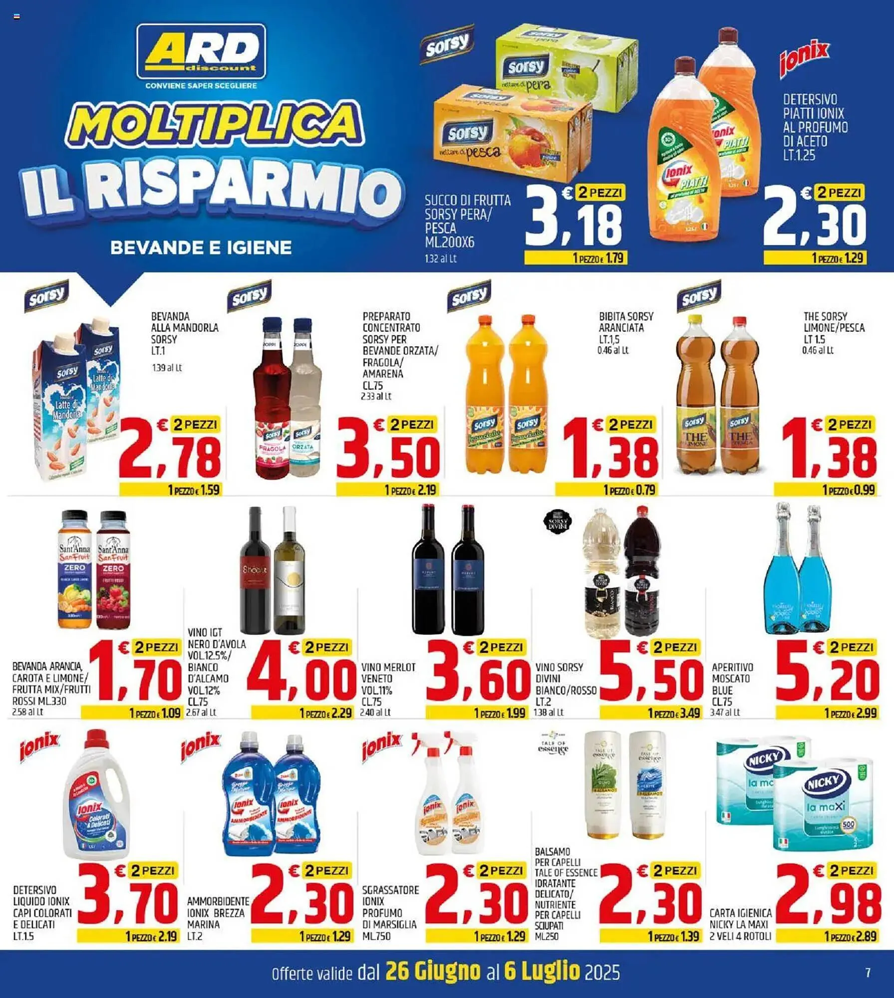 Volantino Ard Discount da 26 giugno a 6 luglio di 2025 - Pagina del volantino 7