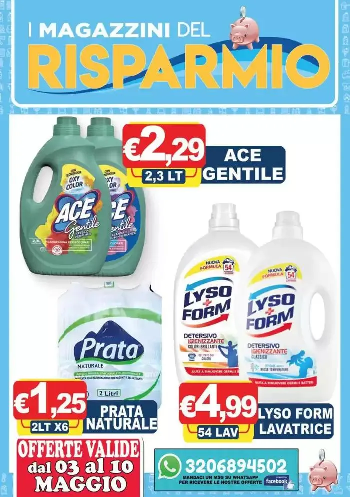 Offerte valide dal 03 al 10 maggio da 3 maggio a 10 maggio di 2025 - Pagina del volantino 1