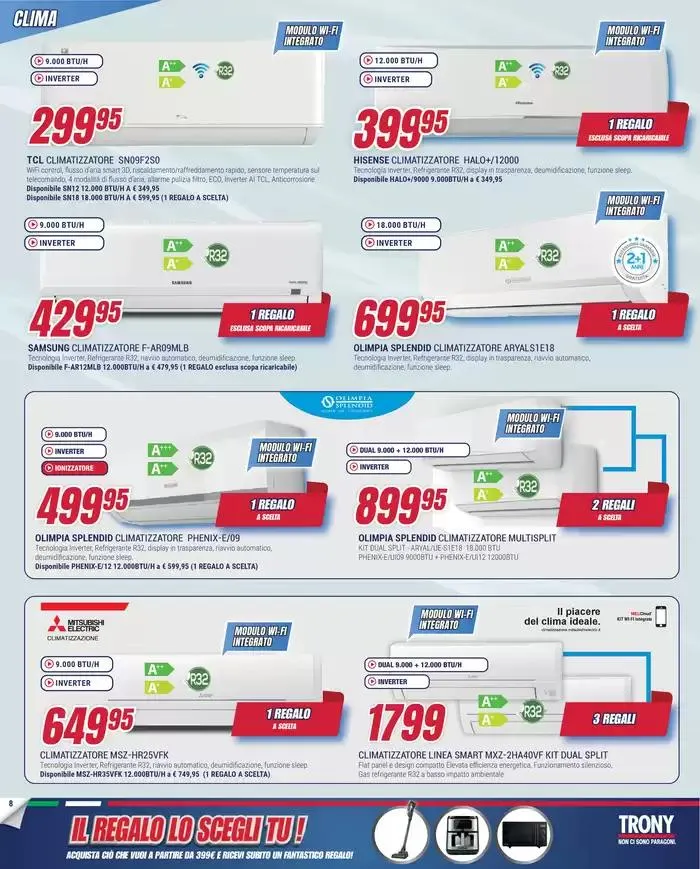 Il regalo lo scegli tu da Trony! da 12 aprile a 7 maggio di 2025 - Pagina del volantino 8