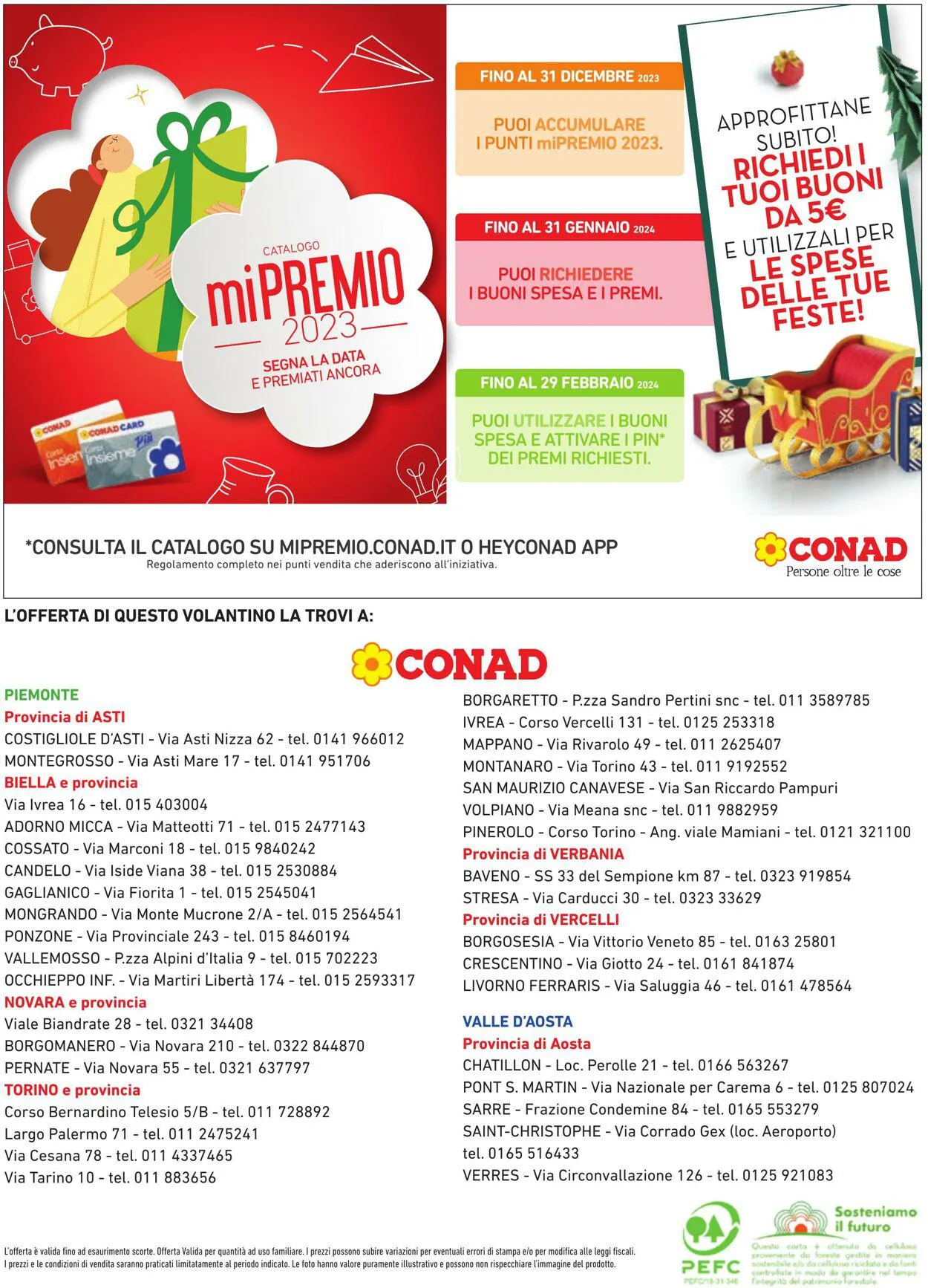 Conad - Torino Volantino attuale da 4 dicembre a 31 dicembre di 2023 - Pagina del volantino 12