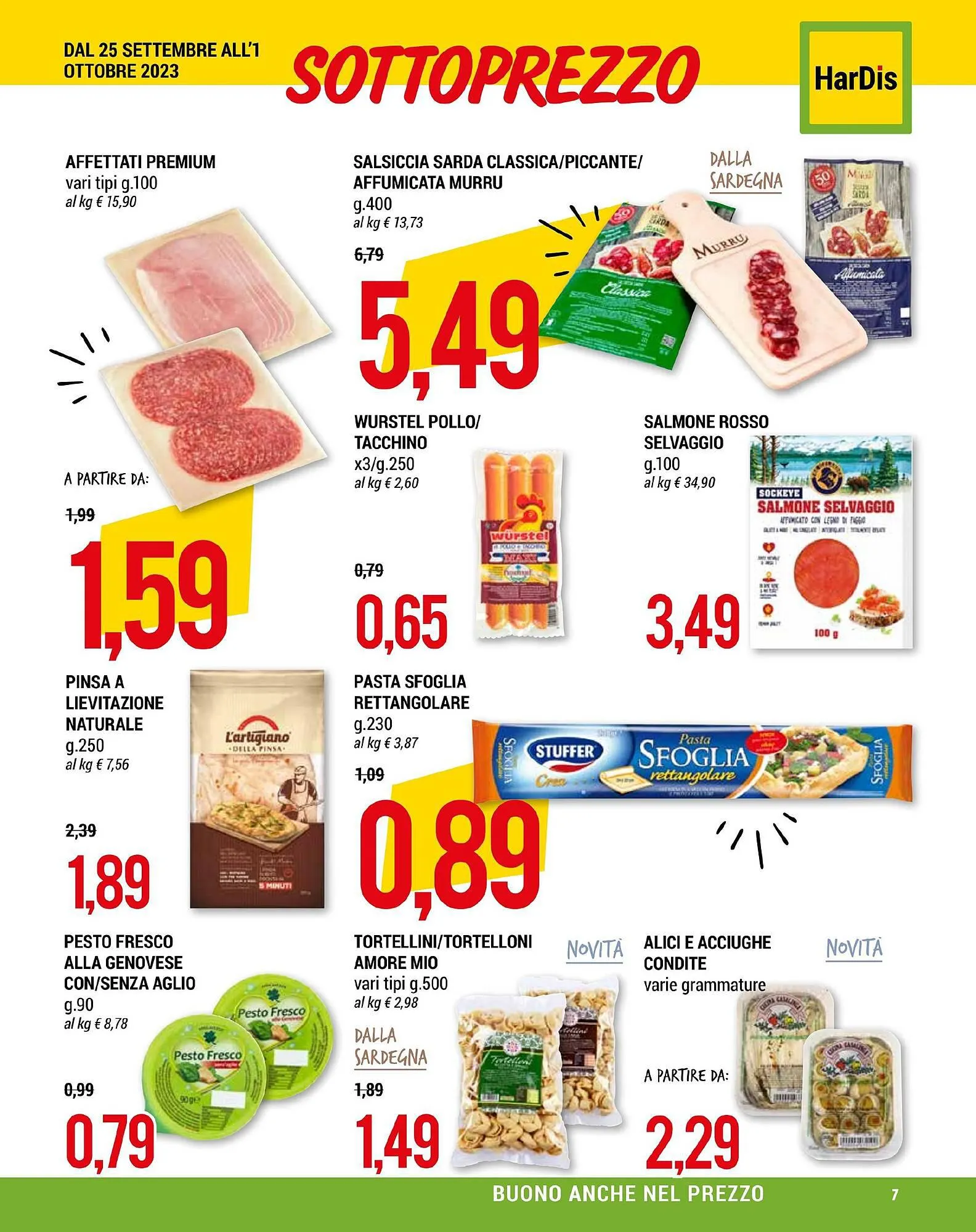 Volantino Hardis da 25 settembre a 1 ottobre di 2023 - Pagina del volantino 7