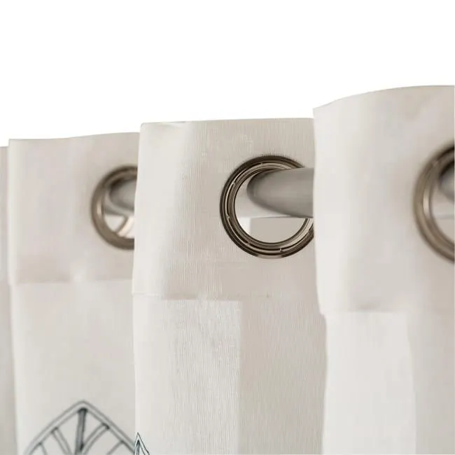 Tenda Palmas petrolio, occhiello 140x280 cm