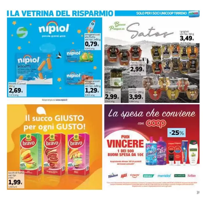 Buona pasqua da 10 aprile a 22 aprile di 2025 - Pagina del volantino 31