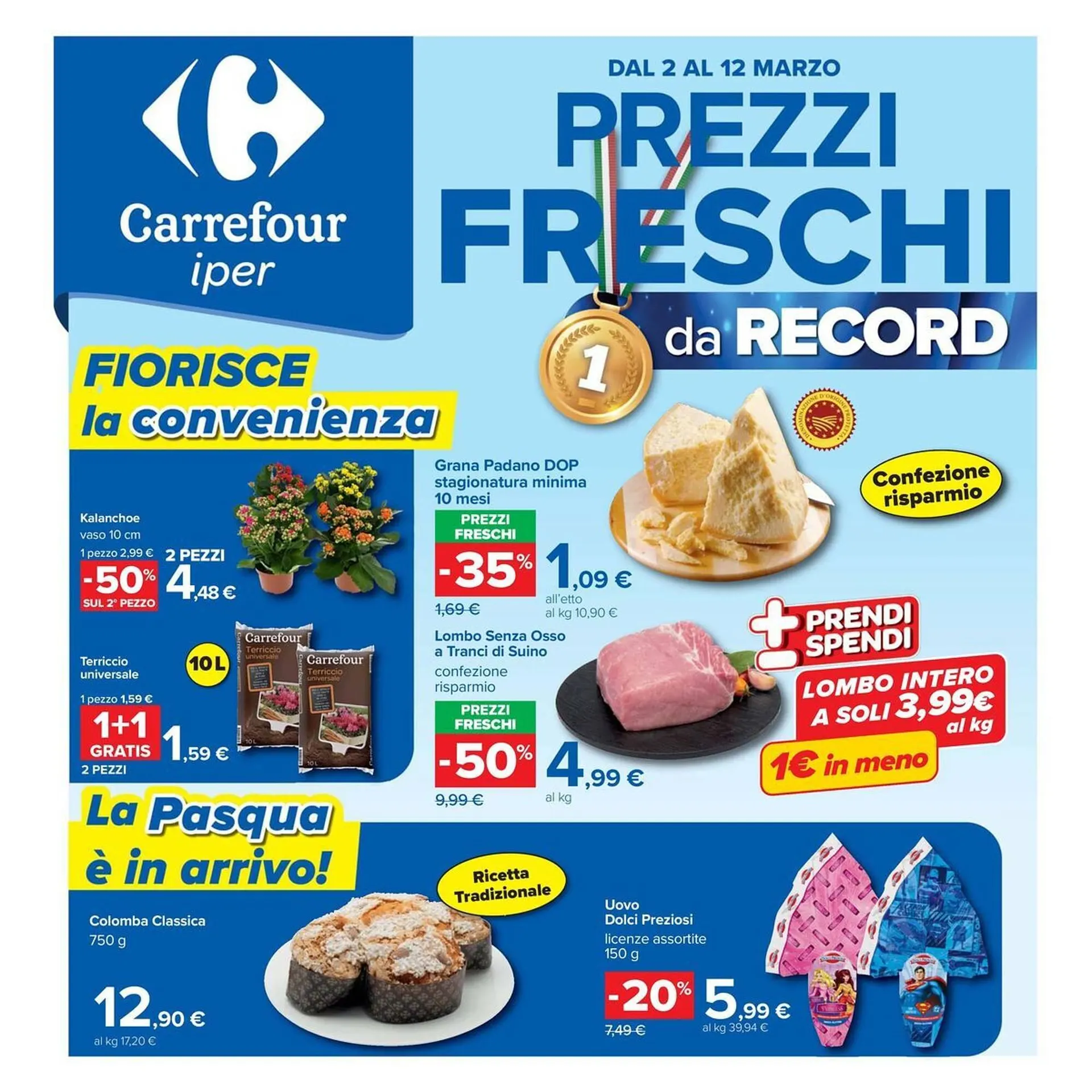 Volantino Carrefour Iper da 2 marzo a 12 marzo di 2026 - Pagina del volantino 1