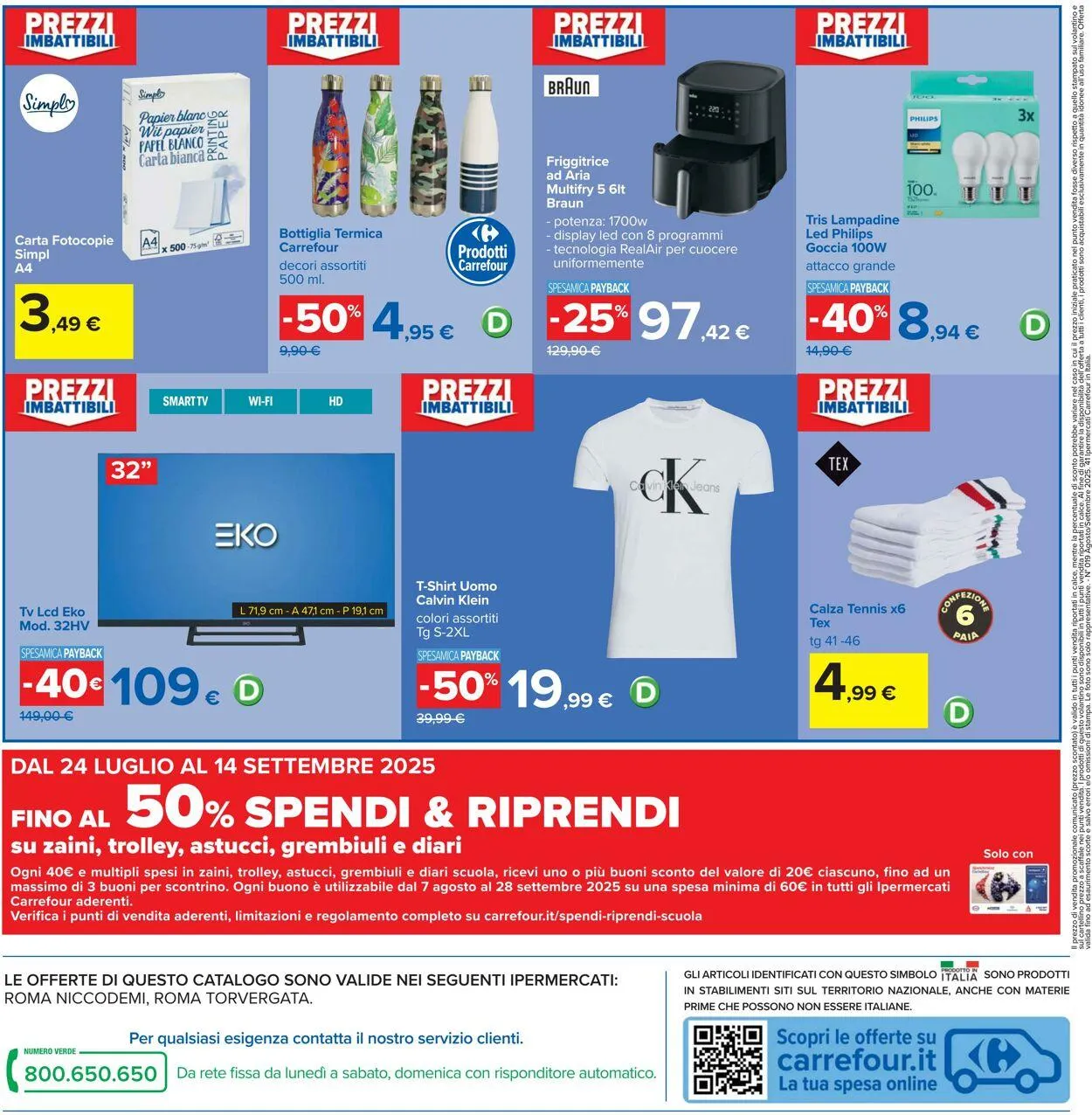 Carrefour Volantino attuale da 21 agosto a 4 settembre di 2025 - Pagina del volantino 36