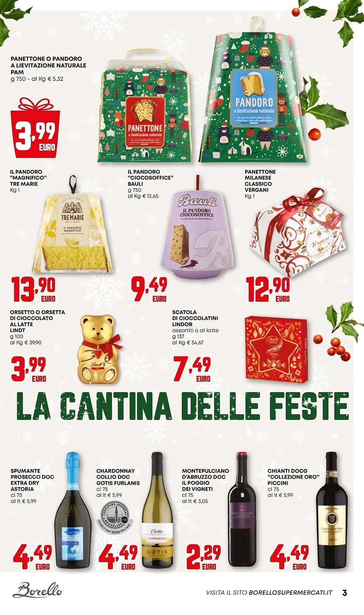 Volantino Borello Supermercati da 4 dicembre a 17 dicembre di 2025 - Pagina del volantino 3