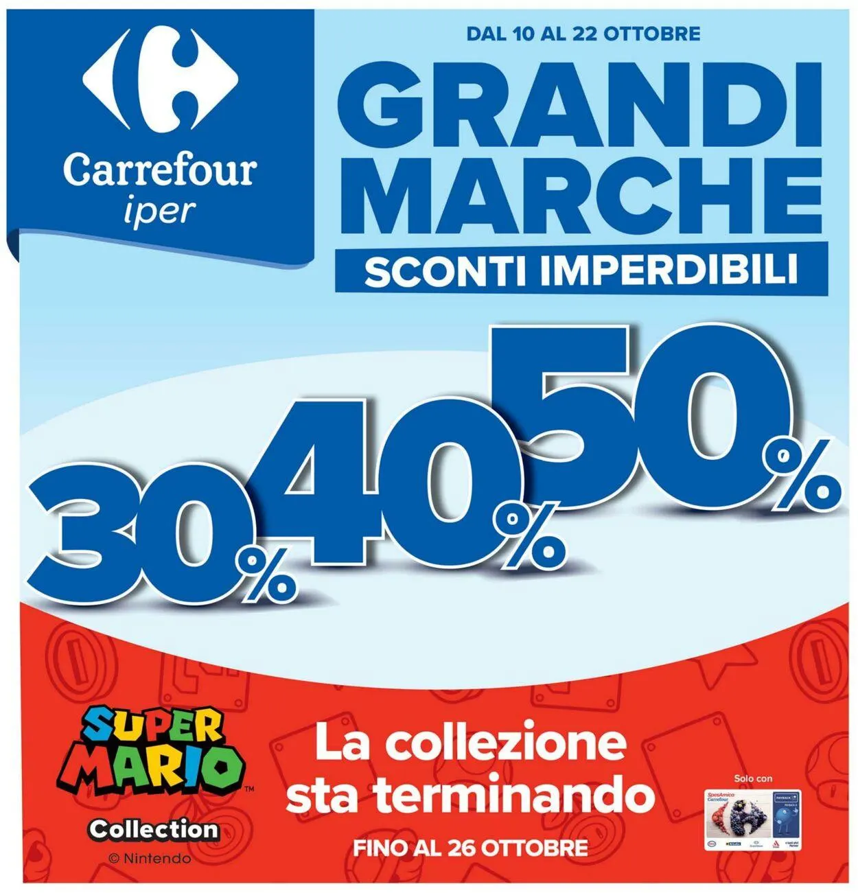 Carrefour Volantino attuale da 10 ottobre a 22 ottobre di 2025 - Pagina del volantino 1