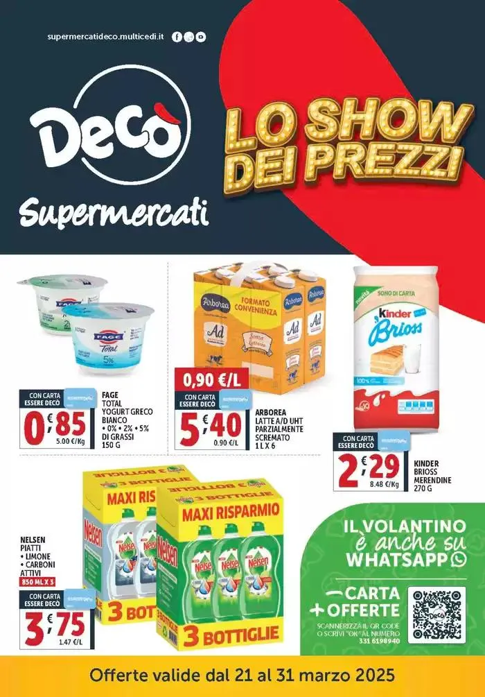 Lo show dei prezzi da 21 marzo a 31 marzo di 2025 - Pagina del volantino 1