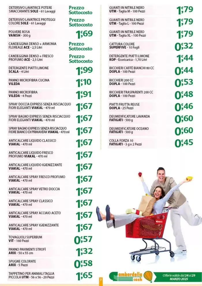 Sottocosto da 24 marzo a 29 marzo di 2025 - Pagina del volantino 7