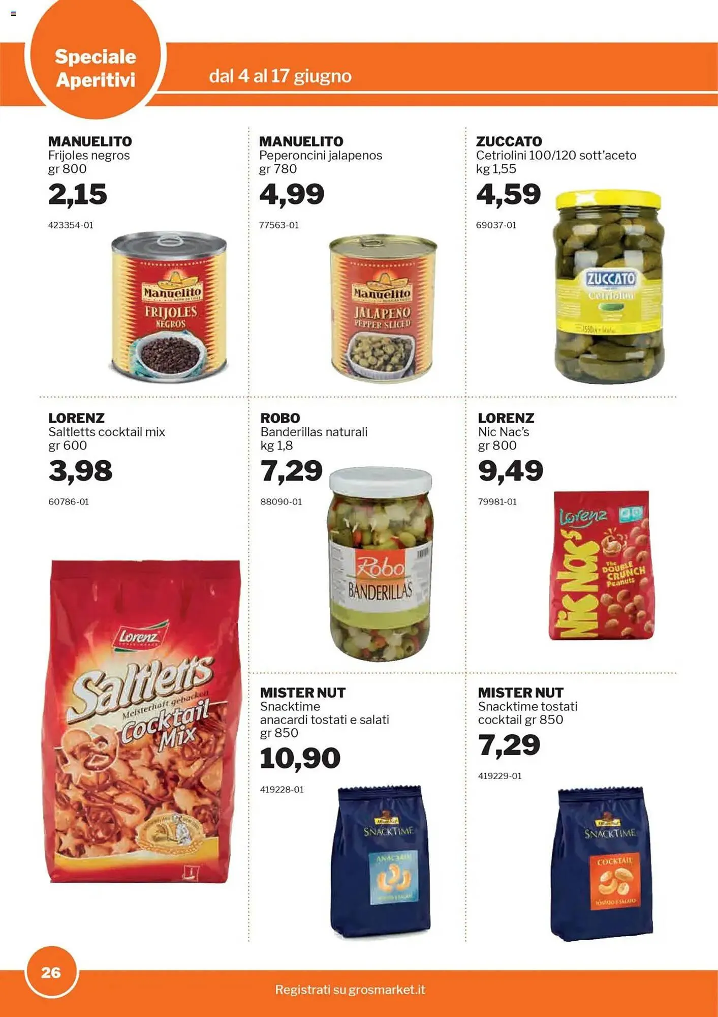 Volantino GrosMarket da 4 giugno a 17 giugno di 2025 - Pagina del volantino 26