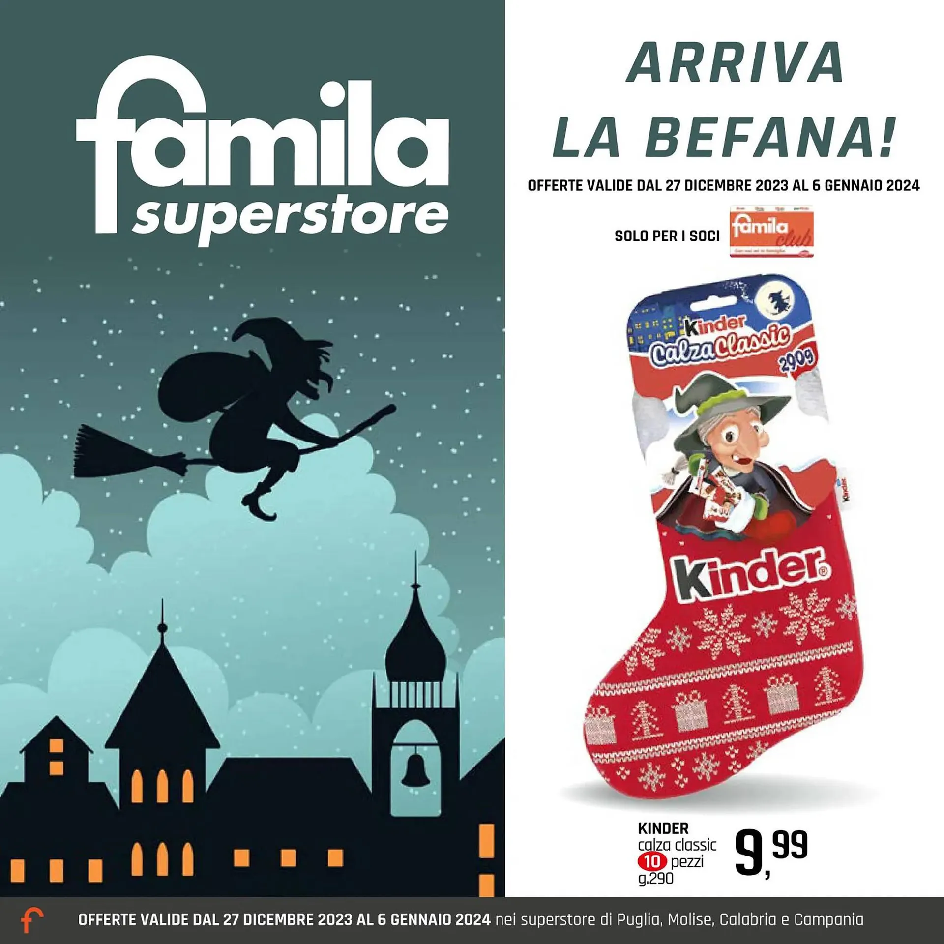 Volantino Famila Superstore da 27 dicembre a 6 gennaio di 2024 - Pagina del volantino 1