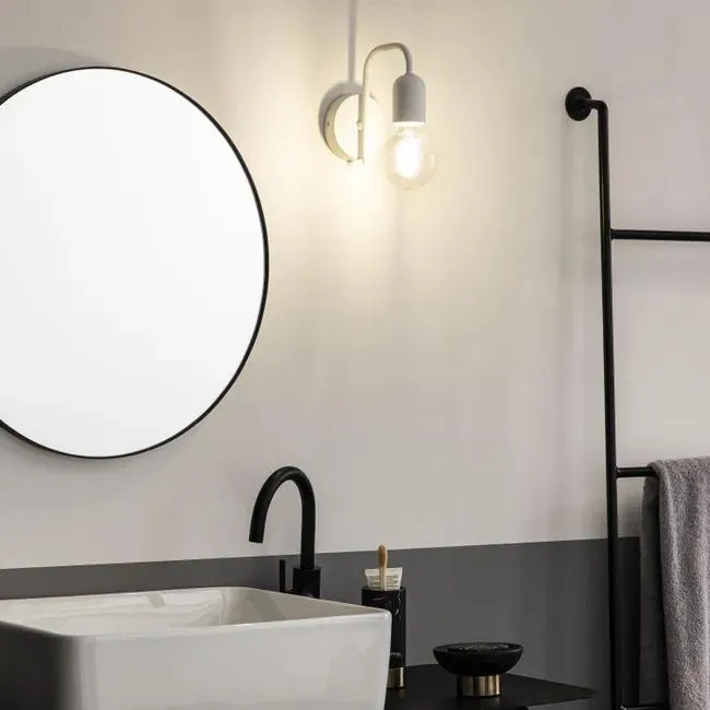 Applique bagno design Varela bianco INSPIRE
