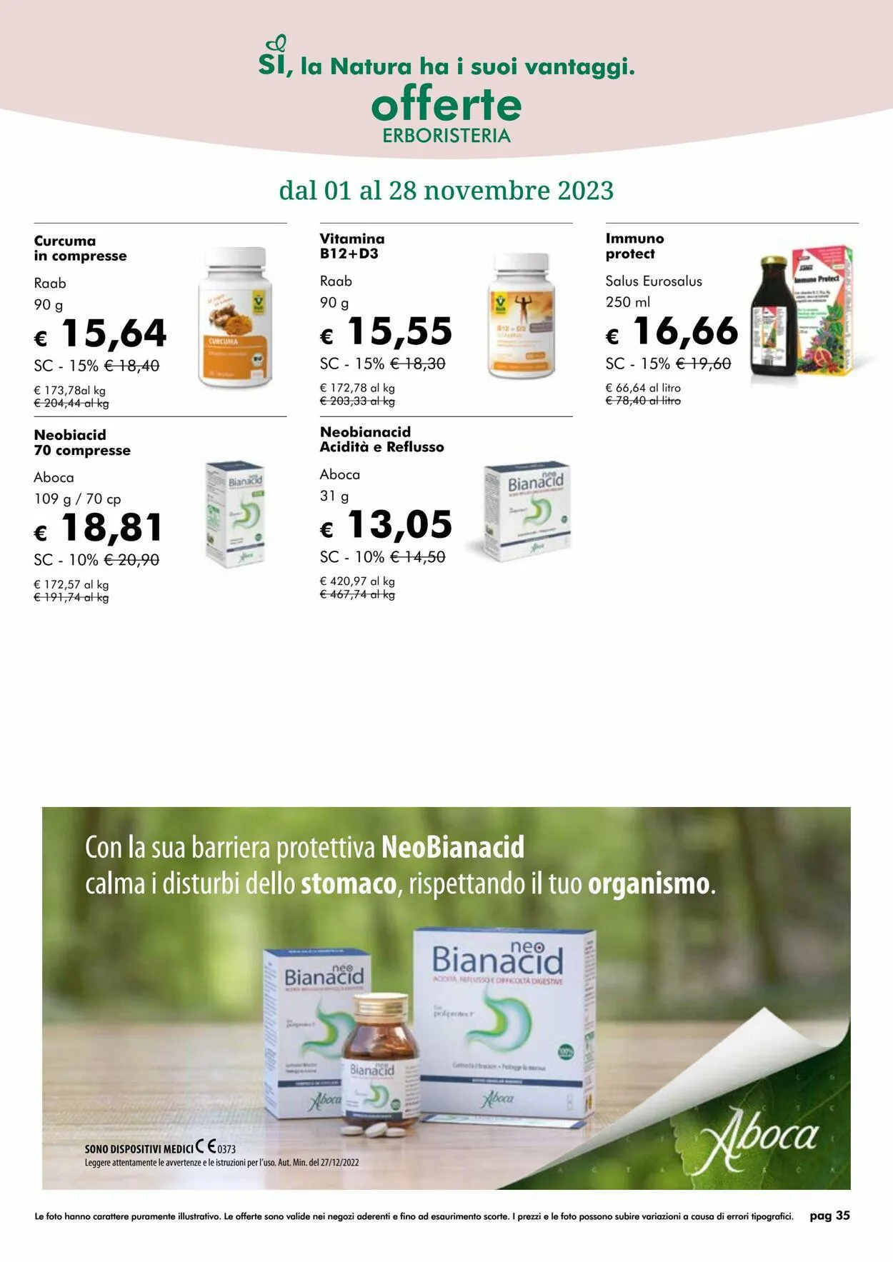 Natura Sì Volantino attuale da 25 ottobre a 8 novembre di 2023 - Pagina del volantino 35