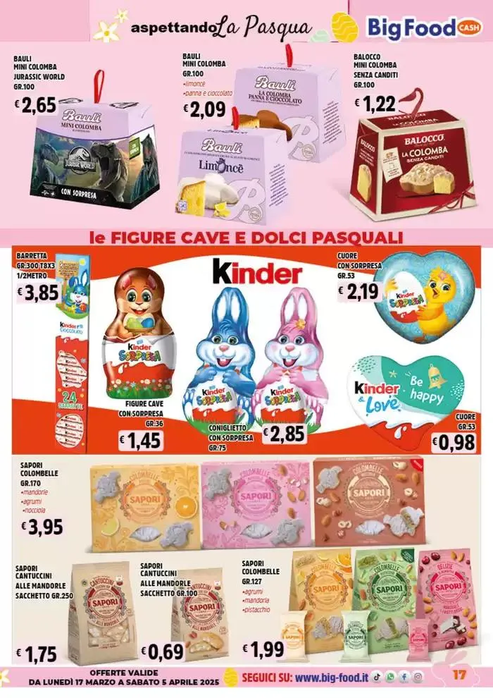 Aspenttando la pasqua da 17 marzo a 5 aprile di 2025 - Pagina del volantino 17