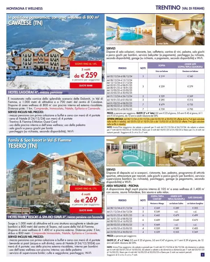 Vacanze Invernali da 2 dicembre a 31 marzo di 2025 - Pagina del volantino 5