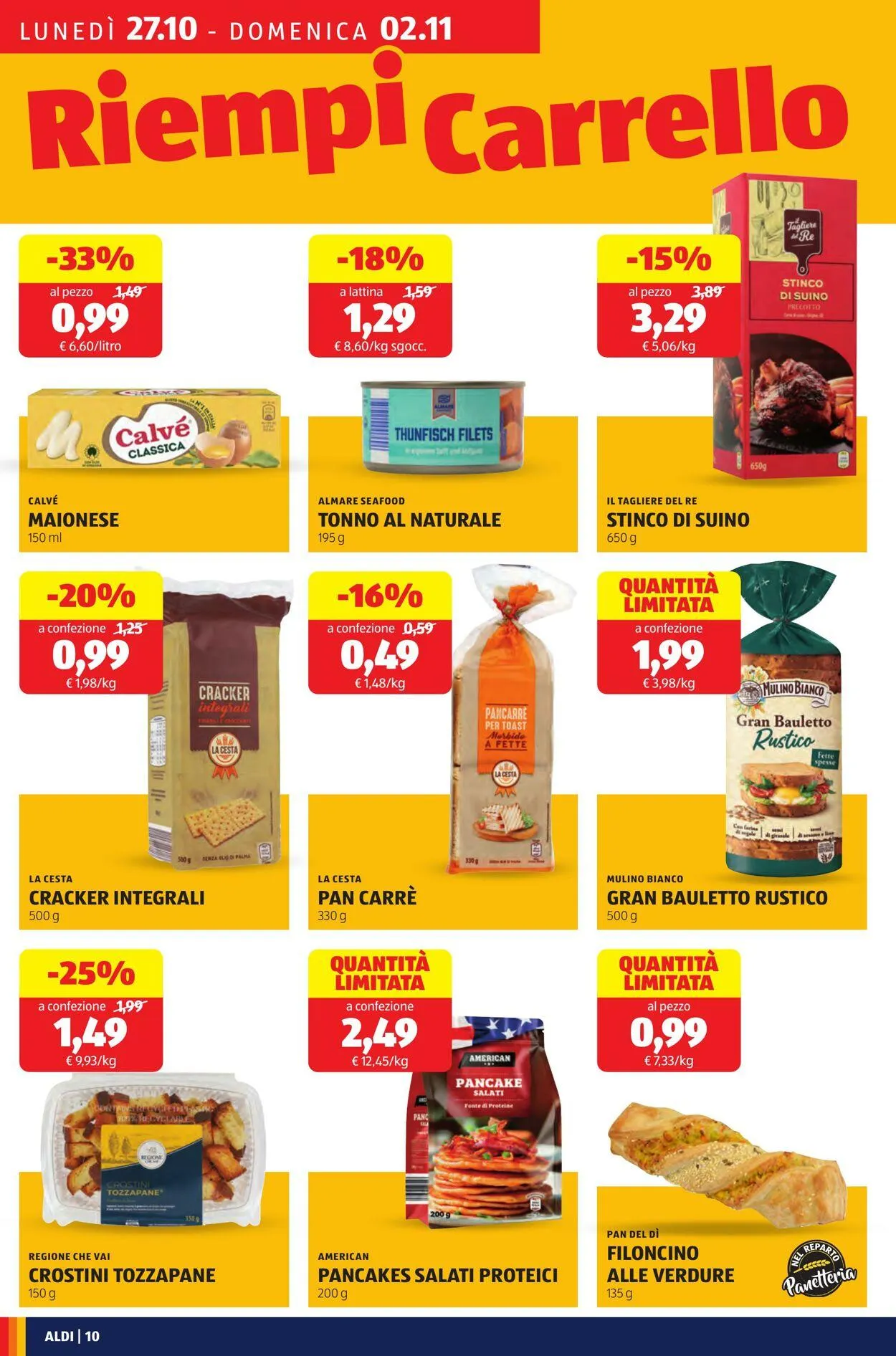 Aldi Volantino attuale da 27 ottobre a 2 novembre di 2025 - Pagina del volantino 10