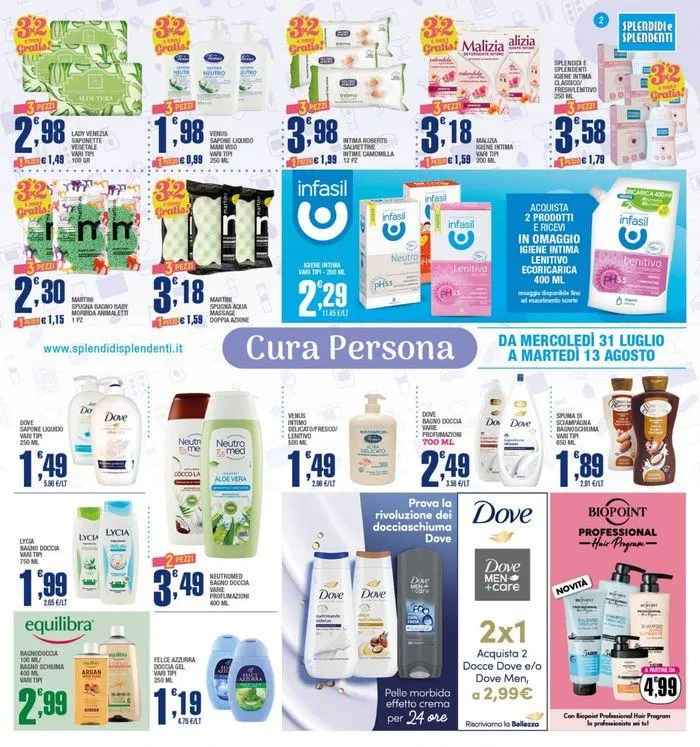 3x2 da 31 luglio a 13 agosto di 2024 - Pagina del volantino 2