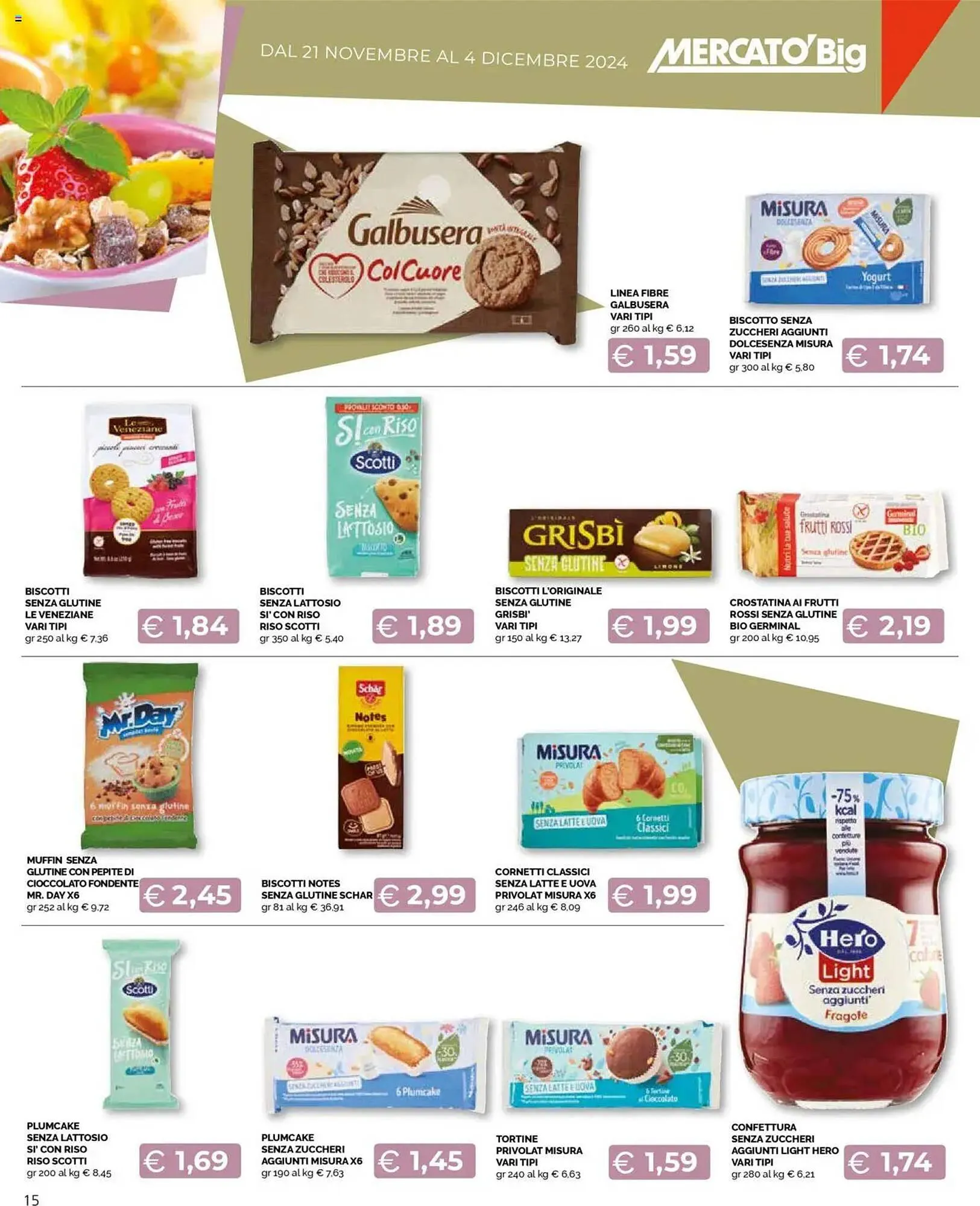 Volantino Mercatò Big da 21 novembre a 4 dicembre di 2024 - Pagina del volantino 15