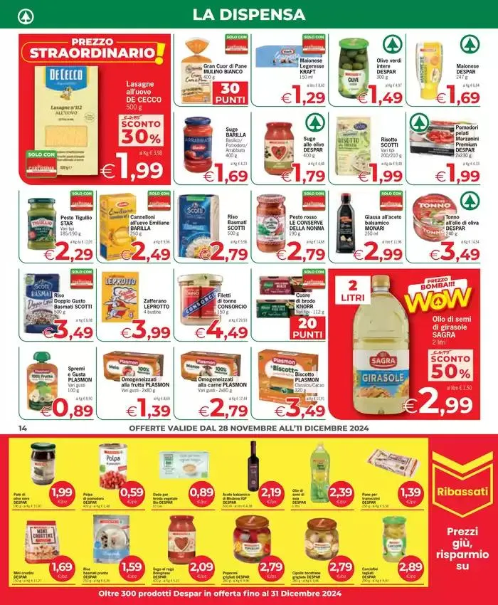Sottocosto da 28 novembre a 9 dicembre di 2024 - Pagina del volantino 14