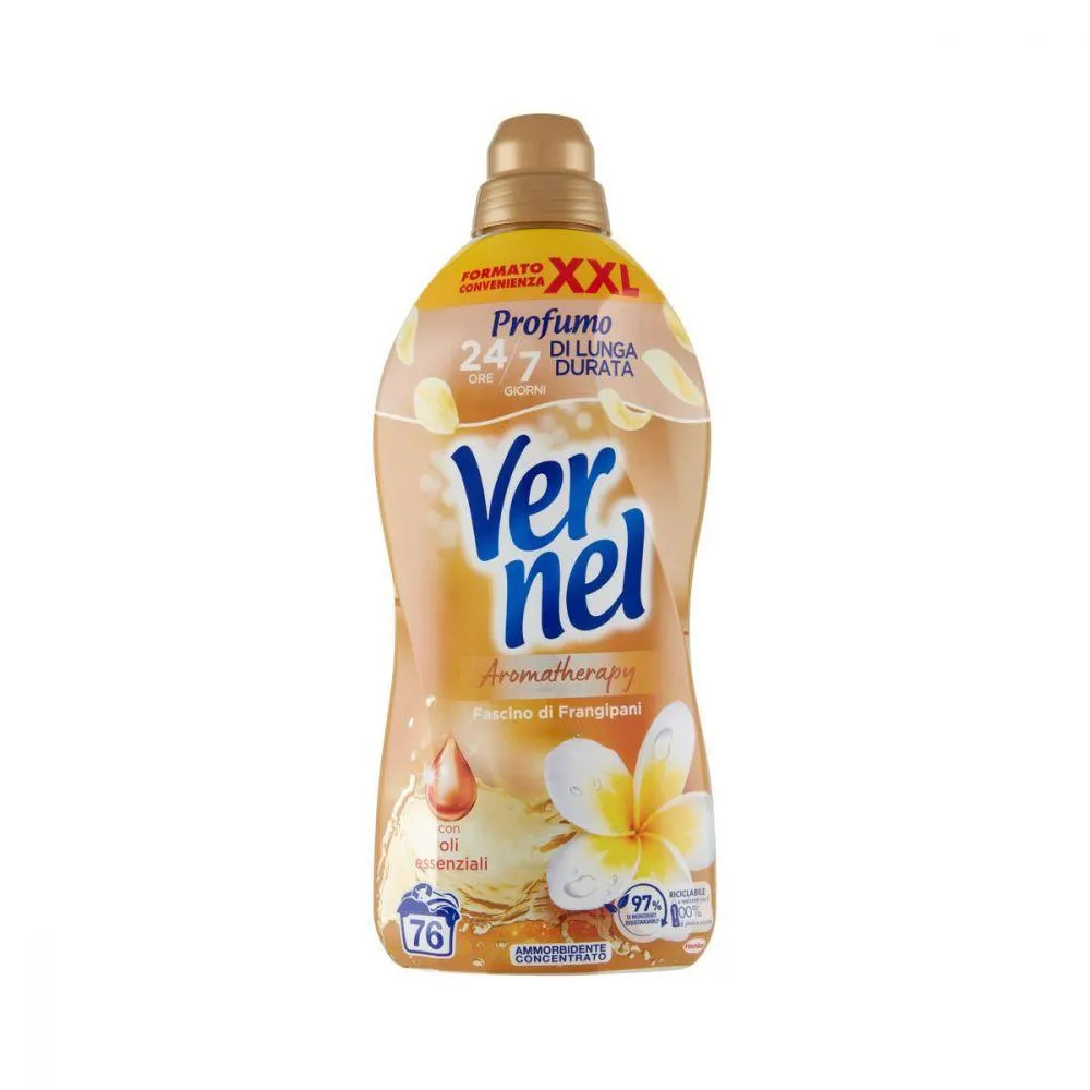 Ammorbidente Concentrato Vernel Fascino di Frangipani 76 Lavaggi 1900ml