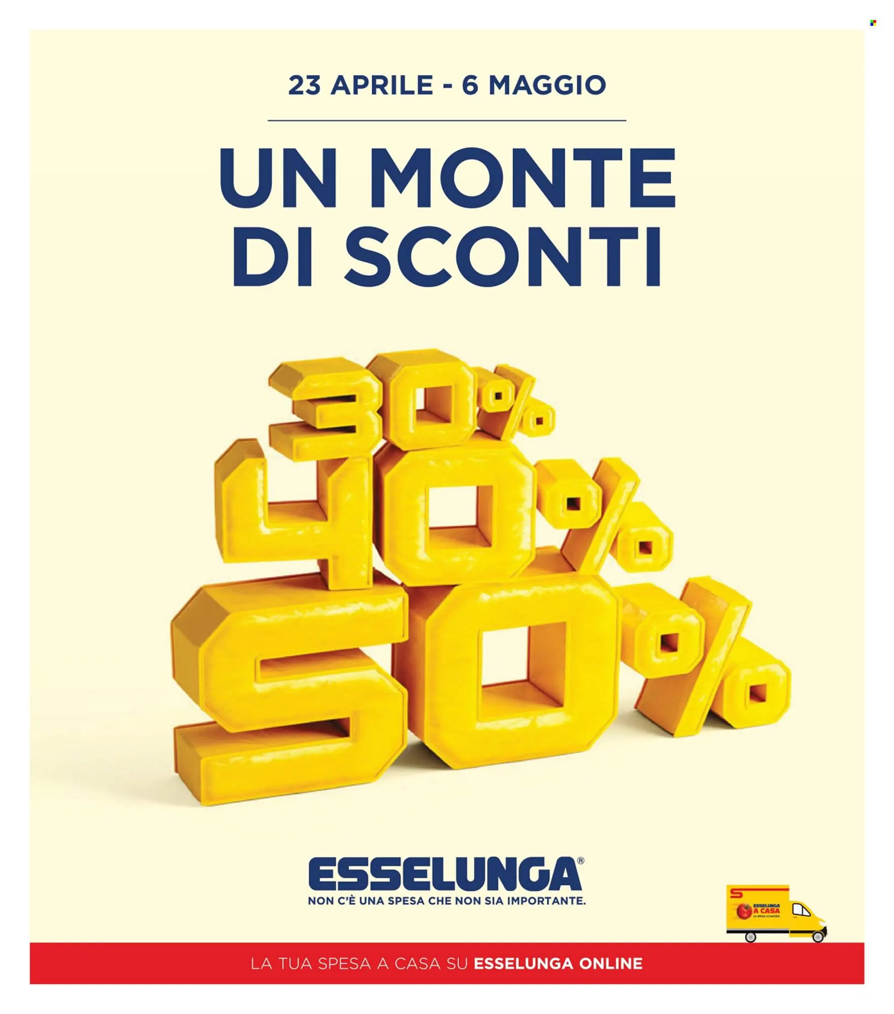 Volantino Esselunga da 23 aprile a 6 maggio di 2026 - Pagina del volantino 1