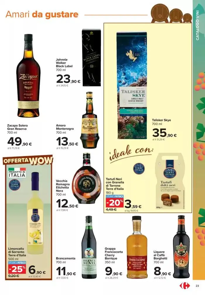 Catalogo vini da 7 ottobre a 10 novembre di 2024 - Pagina del volantino 23