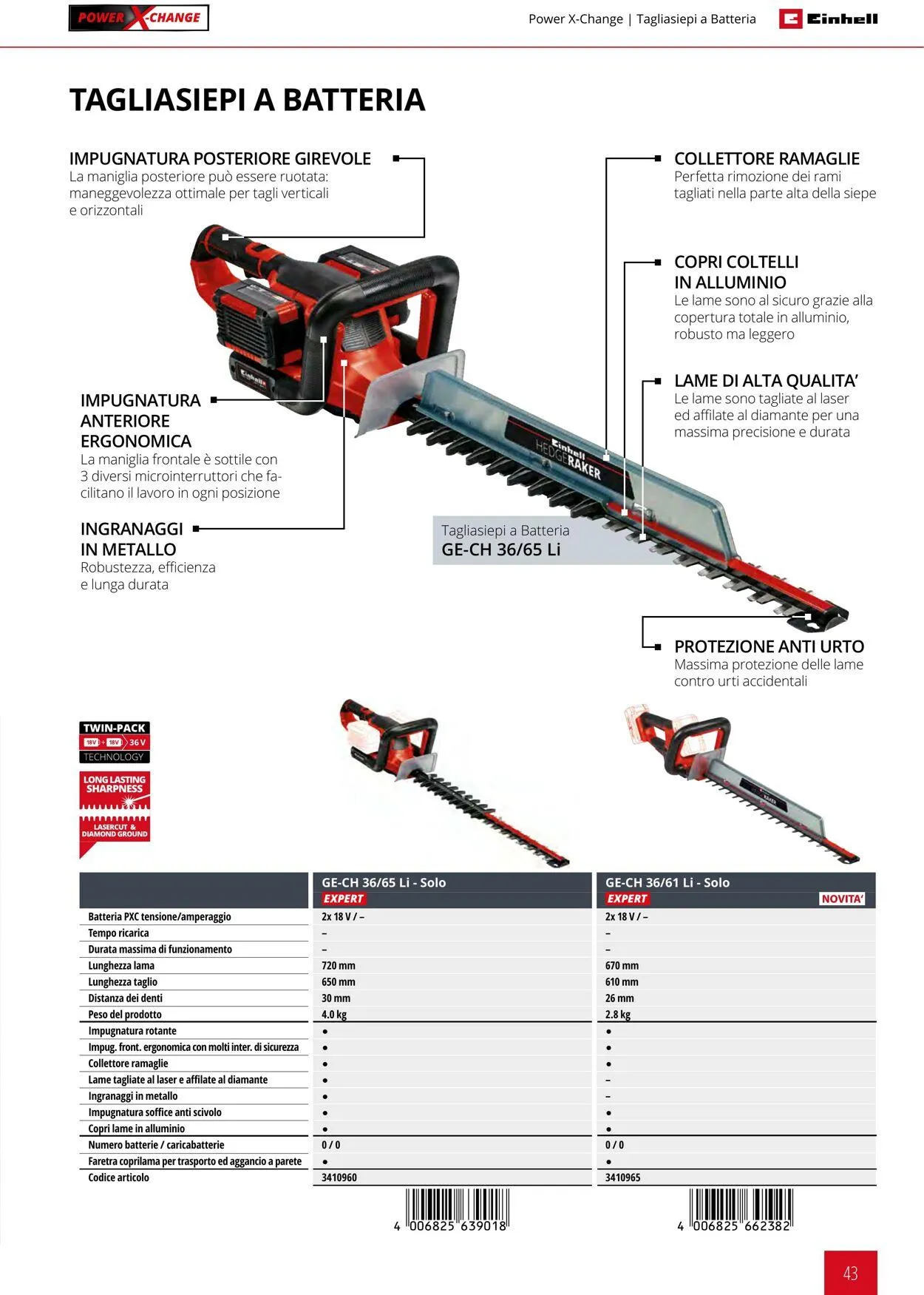 Einhell da 17 giugno a 17 settembre di 2025 - Pagina del volantino 43
