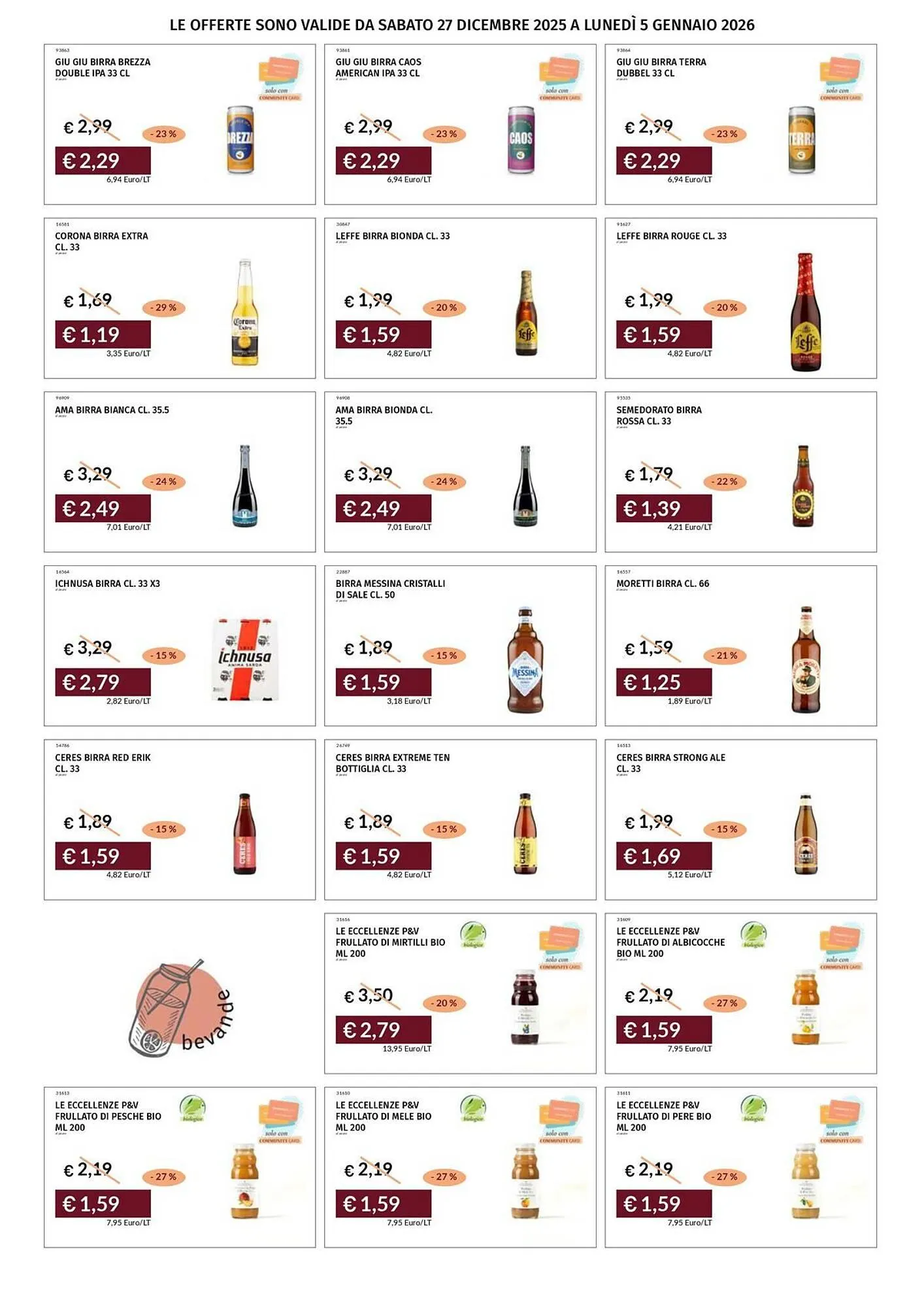 Volantino Prezzemolo e Vitale da 29 dicembre a 5 gennaio di 2026 - Pagina del volantino 30