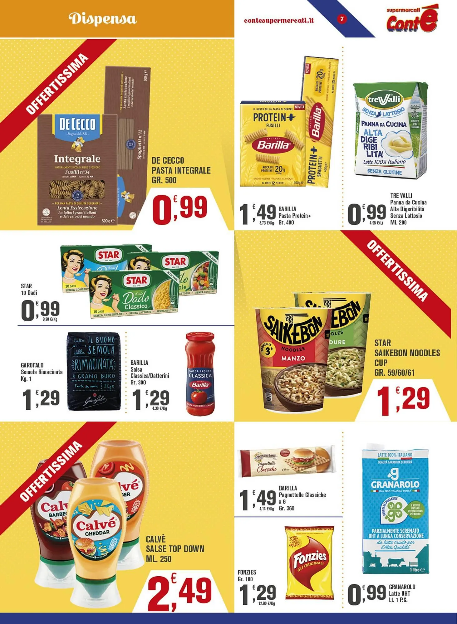 Volantino Conté Supermercati da 2 ottobre a 12 ottobre di 2025 - Pagina del volantino 7
