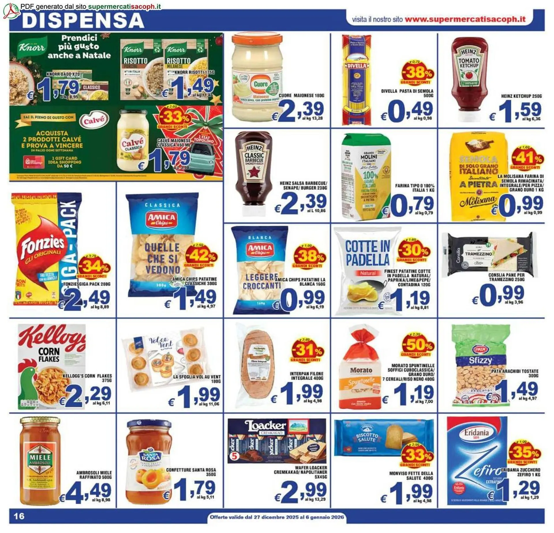Volantino Sacoph da 27 dicembre a 6 gennaio di 2026 - Pagina del volantino 16
