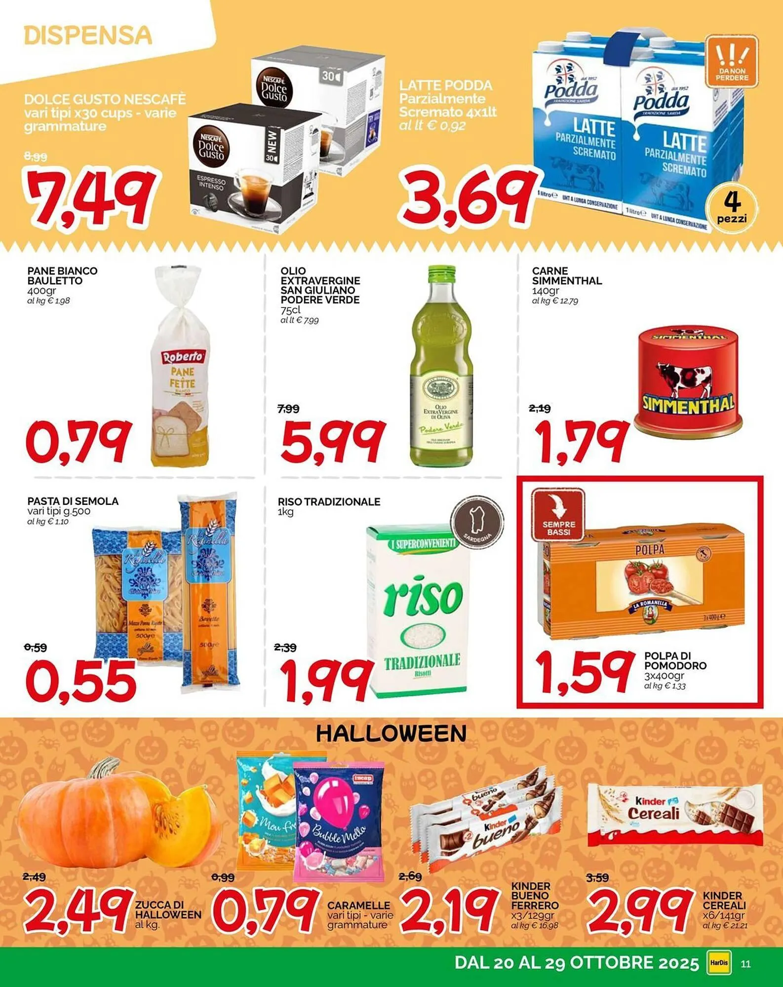 Volantino Hardis da 20 ottobre a 29 ottobre di 2025 - Pagina del volantino 11