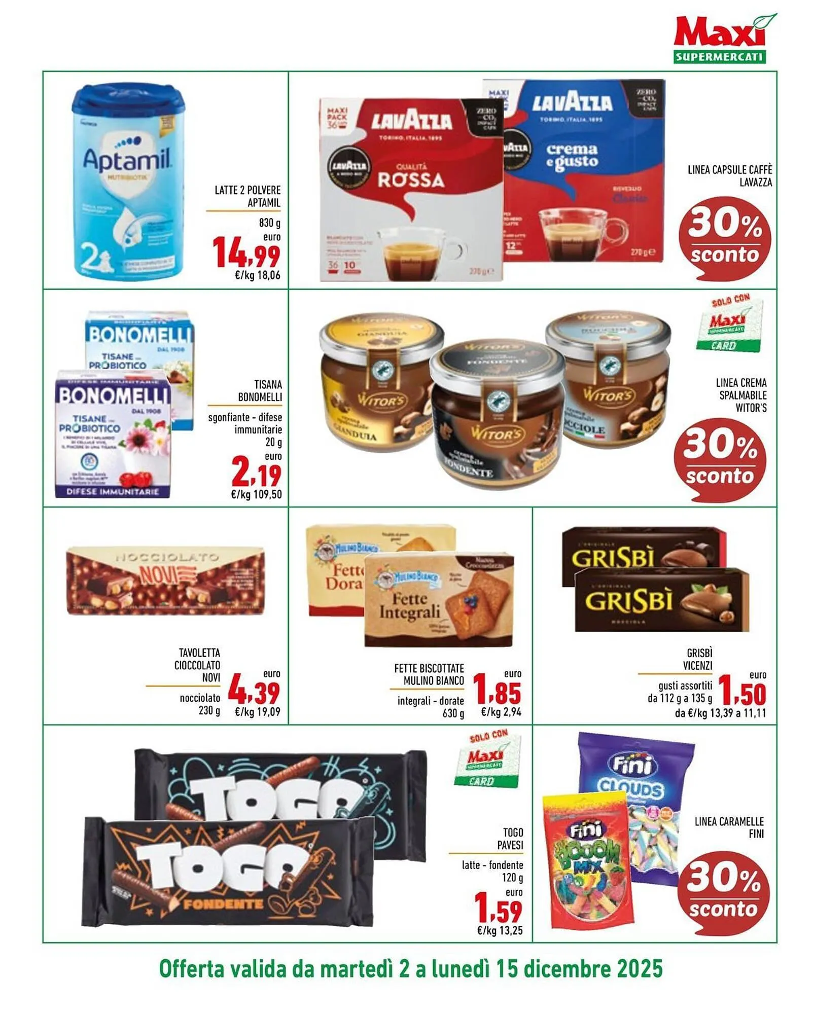 Volantino Maxi Supermercati da 2 dicembre a 15 dicembre di 2025 - Pagina del volantino 11