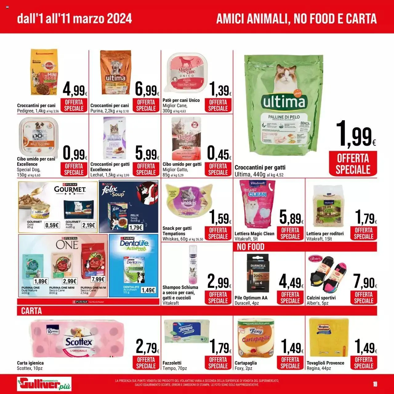 Volantino Gulliver Più Grandi da 1 marzo a 11 marzo di 2024 - Pagina del volantino 19