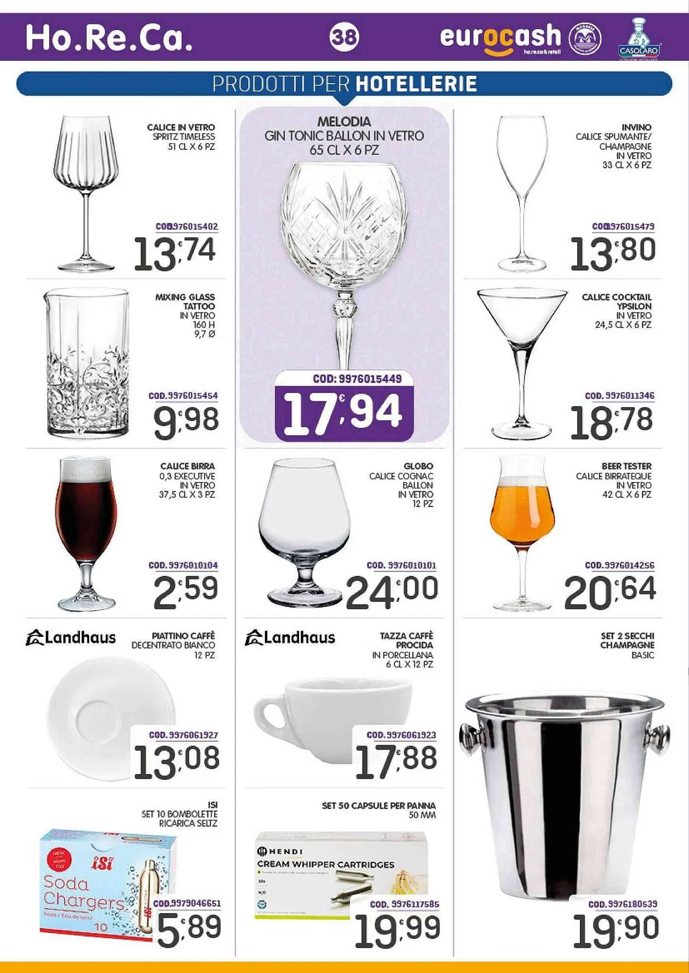 Volantino Eurocash da 27 agosto a 14 settembre di 2025 - Pagina del volantino 38