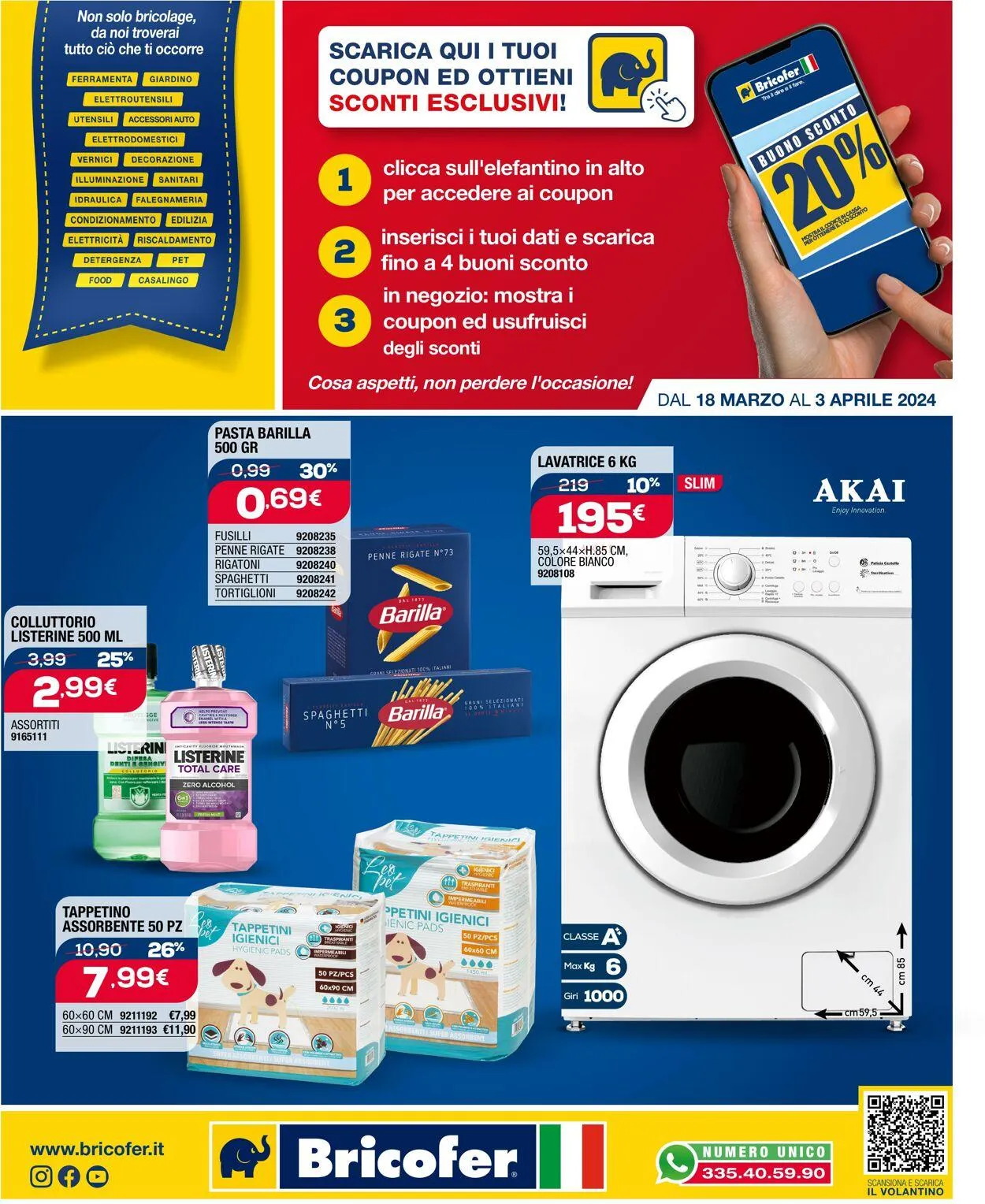 Bricofer - Perugia Volantino attuale da 30 aprile a 14 maggio di 2025 - Pagina del volantino 1