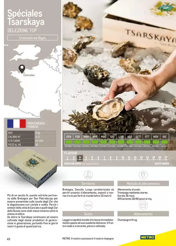 Catalogo Frutti di mare da 2 gennaio a 31 luglio di 2025 - Pagina del volantino 43