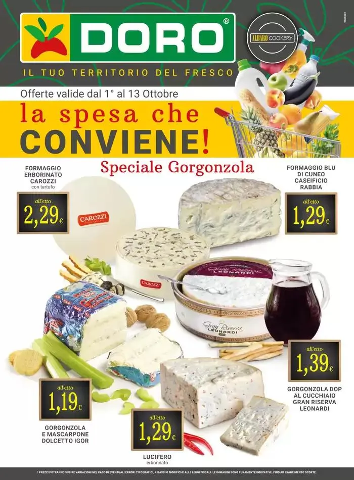 La spesa che conviene! da 1 ottobre a 13 ottobre di 2024 - Pagina del volantino 1