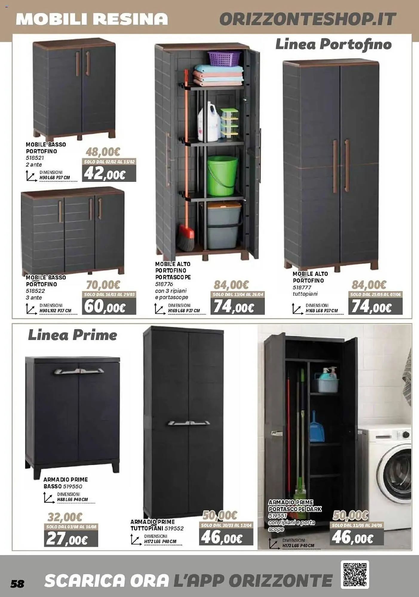 Volantino Orizzonte da 16 gennaio a 27 settembre di 2026 - Pagina del volantino 58