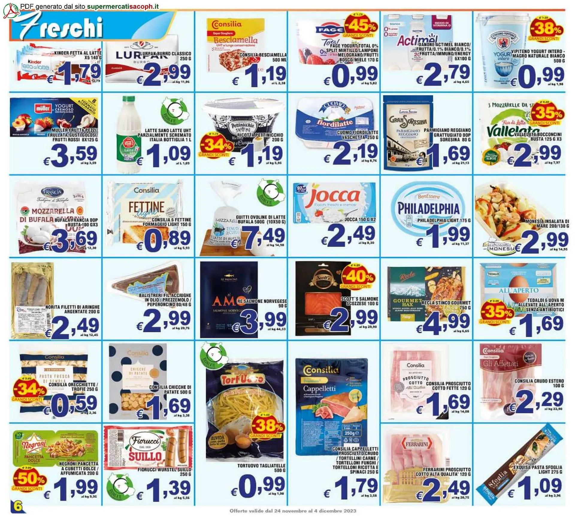 Volantino Sacoph da 24 novembre a 4 dicembre di 2023 - Pagina del volantino 6