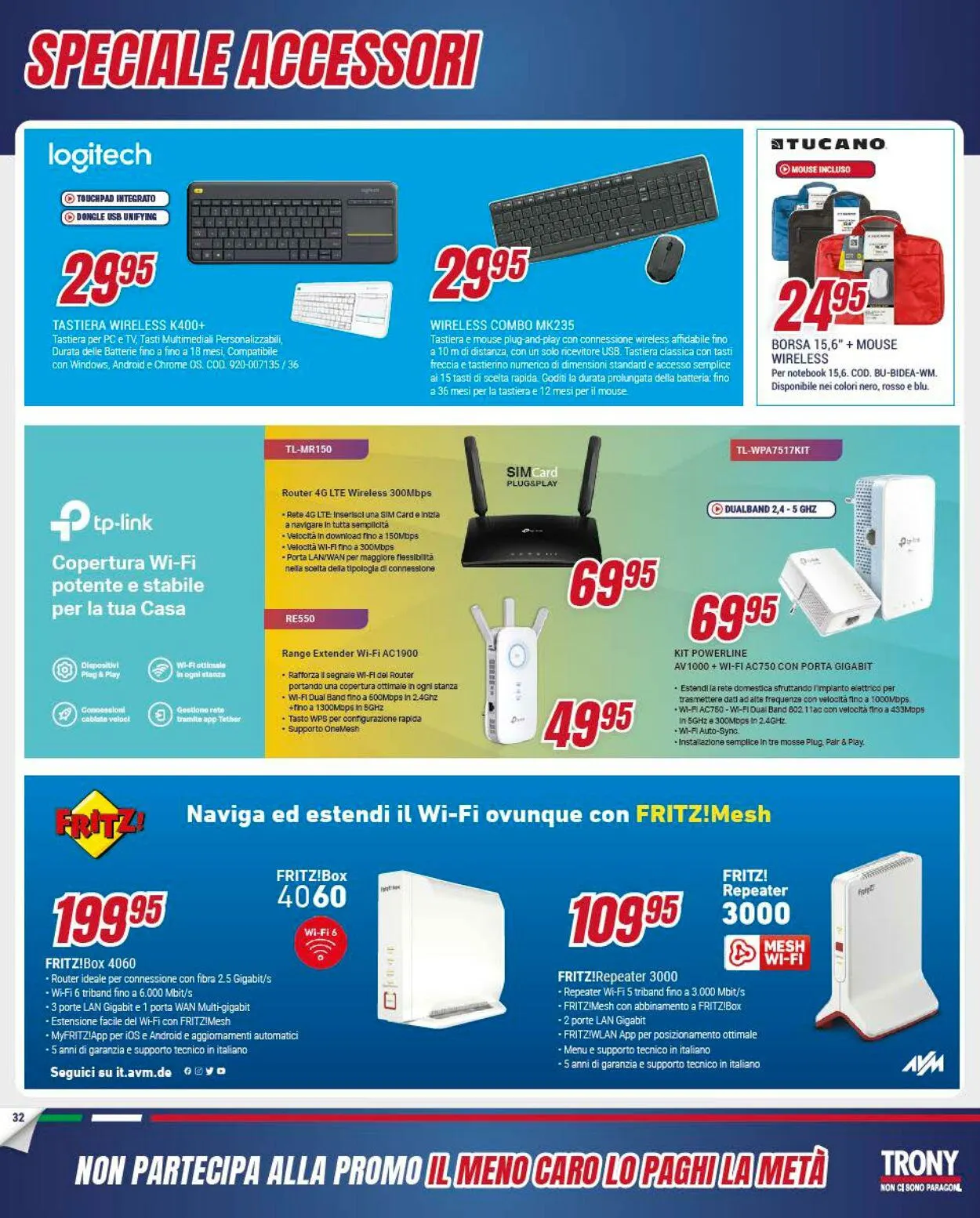 Trony - Palermo Volantino attuale da 30 novembre a 24 dicembre di 2023 - Pagina del volantino 32