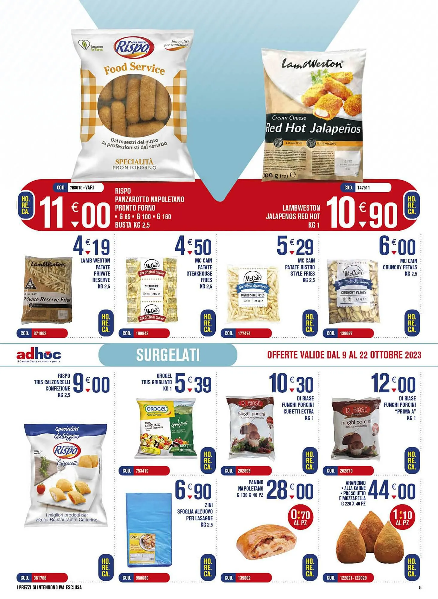 Volantino Adhoc da 9 ottobre a 22 ottobre di 2023 - Pagina del volantino 5
