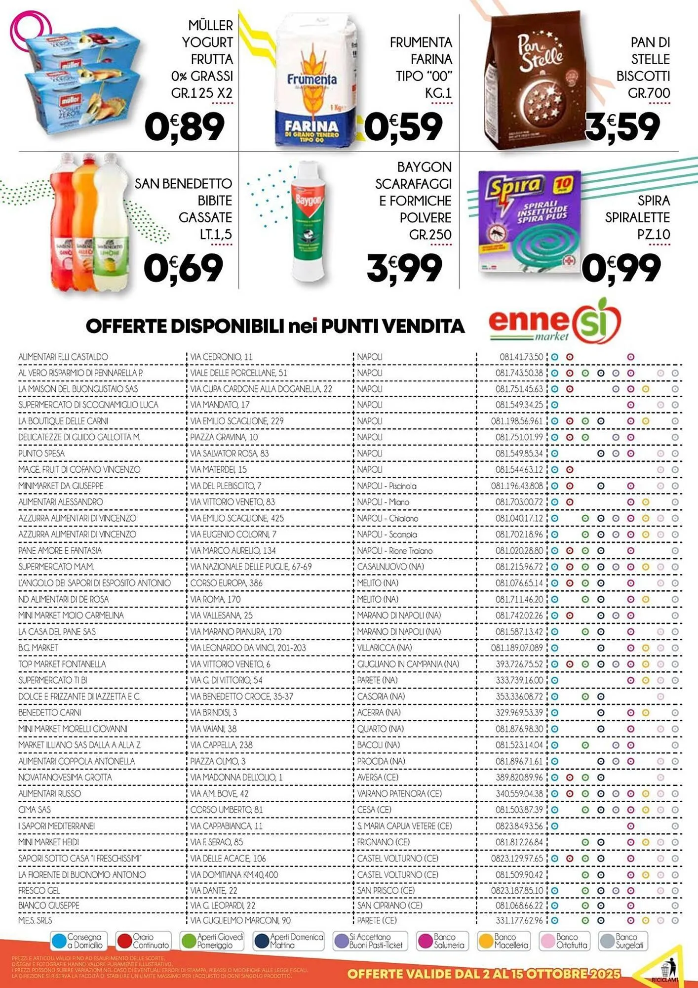 Volantino Enne Market da 3 ottobre a 15 ottobre di 2025 - Pagina del volantino 8